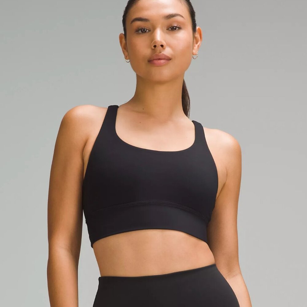 lululemon Energy Strappy Longline Bra Medium Support